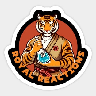 Chemistry Tiger Sticker